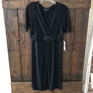 NWT Jones New York black knit dress